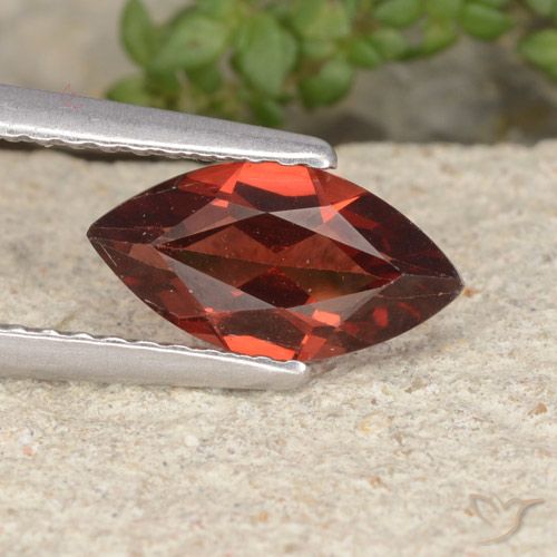 1.16ct Natürlicher tiefrot Pyrop-Granat, Marquise, VVS-VS