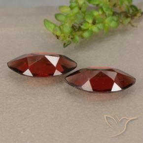 2.12 ct natürliche tiefrot Pyrop-Granat-Edelsteine, Marquise, VVS-VS