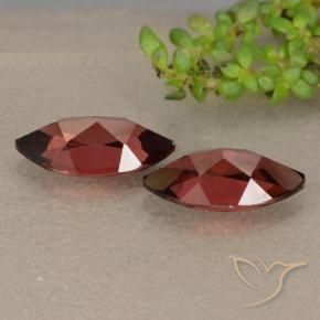 2.56 ct natürliche dunkelrot Pyrop-Granat-Edelsteine, Marquise, VVS-VS