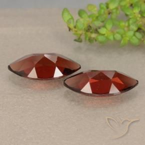 2.54 ct natürliche dunkelrot Pyrop-Granat-Edelsteine, Marquise, VVS-VS