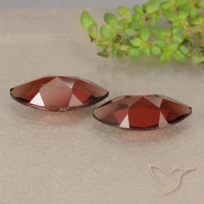2.44 ct natürliche dunkelrot Pyrop-Granat-Edelsteine, Marquise, VVS-VS