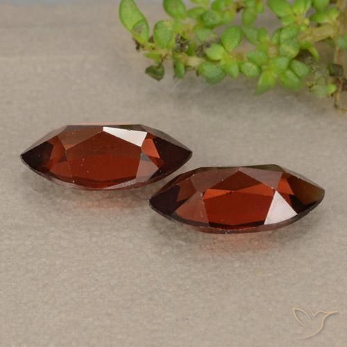 2.58 ct natürliche Tiefes Blutrot Pyrop-Granat-Edelsteine, Marquise, VVS-VS