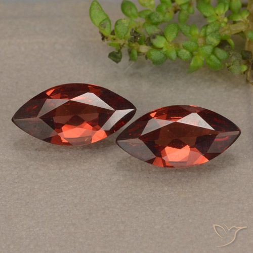 1.77ctw Natürlicher Scharlachrot Pyrop-Granat, Marquise, VVS-VS