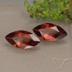 1.77 ct natürliche Scharlachrot Pyrop-Granat-Edelsteine, Marquise, VVS-VS