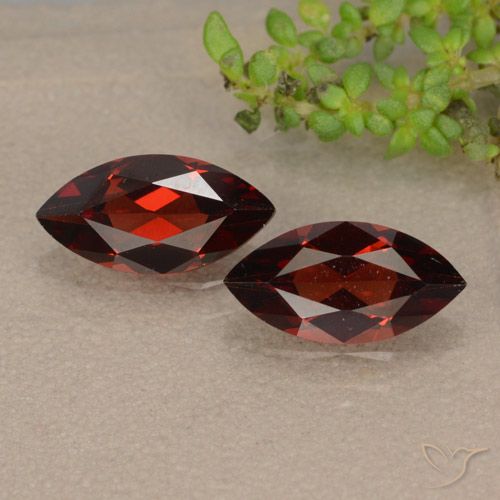 2.27ctw Natürlicher Sangria Rot Pyrop-Granat, Marquise, VVS-VS