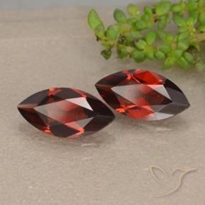 2.27 ct natürliche Sangria Rot Pyrop-Granat-Edelsteine, Marquise, VVS-VS