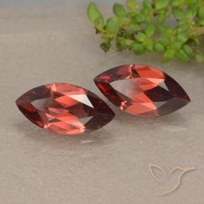 2.42 ct natürliche Scharlachrot Pyrop-Granat-Edelsteine, Marquise, VVS-VS