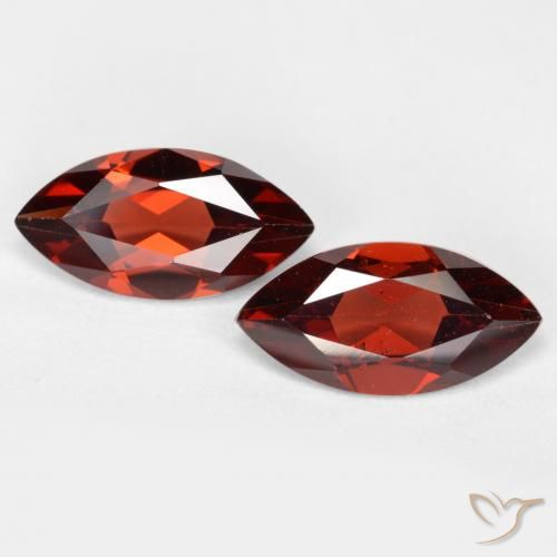 2.34ctw Natürlicher Merlot Rot Pyrop-Granat, Marquise, VVS-VS