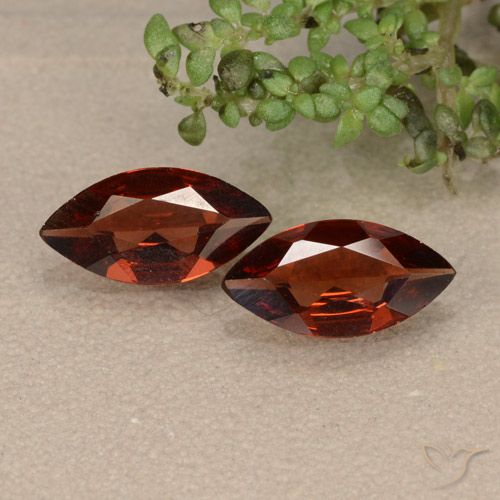 1.67ctw Natürlicher Scharlachrot Pyrop-Granat, Marquise, VVS-VS