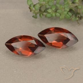 1.82 ct natürliche Mittelrot Pyrop-Granat-Edelsteine, Marquise, VVS-VS