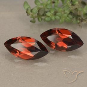 2.49 ct natürliche tiefrot Pyrop-Granat-Edelsteine, Marquise, VVS-VS
