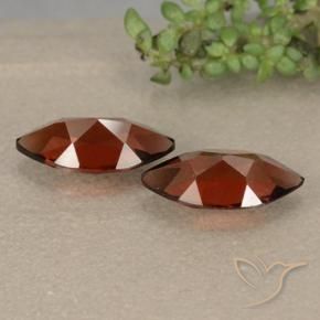 2.37 ct natürliche dunkelrot Pyrop-Granat-Edelsteine, Marquise, VVS-VS