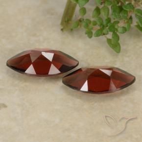 2.44 ct natürliche dunkelrot Pyrop-Granat-Edelsteine, Marquise, VVS-VS