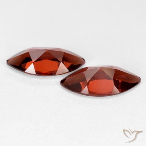 2.25 ct natürliche dunkelrot Pyrop-Granat-Edelsteine, Marquise, VVS-VS