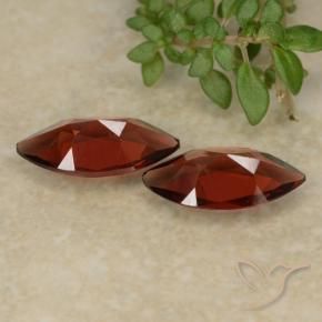 2.16 ct natürliche dunkelrot Pyrop-Granat-Edelsteine, Marquise, VVS-VS