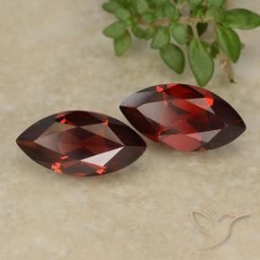 2.76 ct natürliche Sangria Rot Pyrop-Granat-Edelsteine, Marquise, VVS-VS