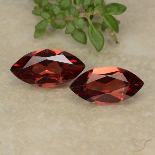 2.17ctw Natürlicher Scharlachrot Pyrop-Granat, Marquise, VVS-VS
