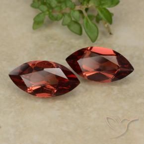 2.17 ct natürliche Scharlachrot Pyrop-Granat-Edelsteine, Marquise, VVS-VS