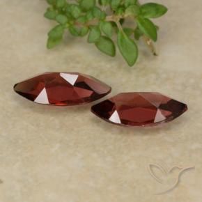 2.17 ct natürliche Scharlachrot Pyrop-Granat-Edelsteine, Marquise, VVS-VS