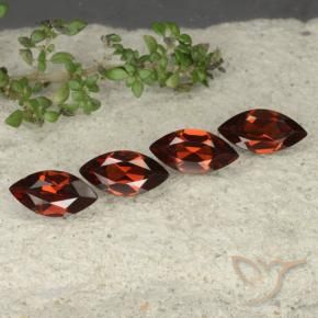 4.35 ct natürliche tiefrot Pyrop-Granat-Edelsteine, Marquise, VVS-VS