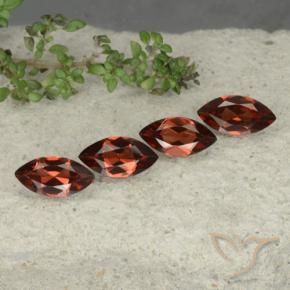 4.79 ct natürliche tiefrot Pyrop-Granat-Edelsteine, Marquise, VS