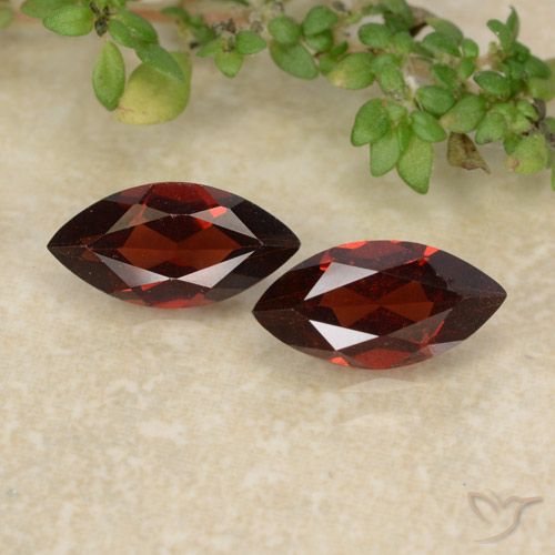 2.36ctw Natürlicher Sangria Rot Pyrop-Granat, Marquise, VVS-VS