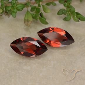 2.10 ct natürliche tiefrot Pyrop-Granat-Edelsteine, Marquise, VVS-VS