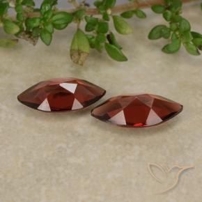 2.10 ct natürliche tiefrot Pyrop-Granat-Edelsteine, Marquise, VVS-VS