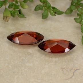 2.09 ct natürliche Mittelrot Pyrop-Granat-Edelsteine, Marquise, VVS-VS