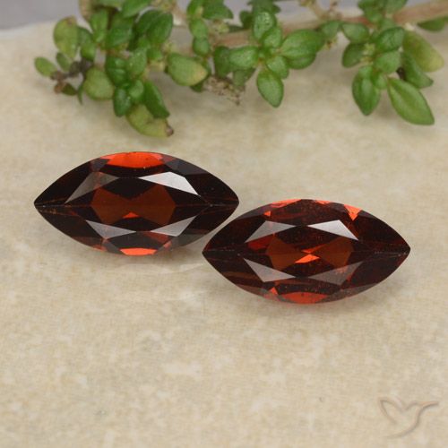 2.47ctw Natürlicher Sangria Rot Pyrop-Granat, Marquise, VVS-VS