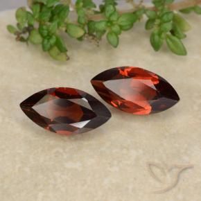 2.47 ct natürliche Sangria Rot Pyrop-Granat-Edelsteine, Marquise, VVS-VS