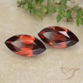 2.47 ct natürliche tiefrot Pyrop-Granat-Edelsteine, Marquise, VVS-VS
