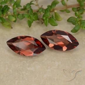 1.97 ct natürliche tiefrot Pyrop-Granat-Edelsteine, Marquise, VVS-VS