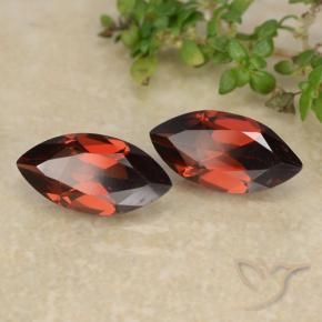 2.33 ct natürliche dunkelrot Pyrop-Granat-Edelsteine, Marquise, VVS-VS