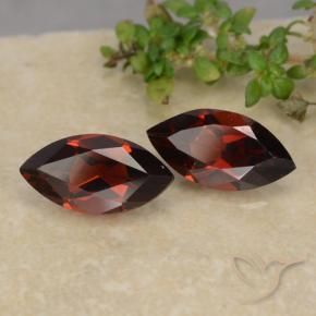2.51 ct natürliche Tiefes Blutrot Pyrop-Granat-Edelsteine, Marquise, VVS-VS
