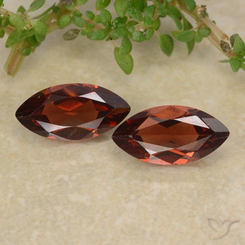 2.22ctw Natürlicher tiefrot Pyrop-Granat, Marquise, VVS-VS