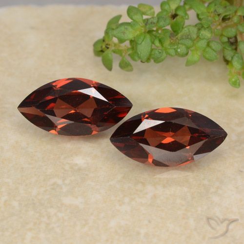 2.39ctw Natürlicher Sangria Rot Pyrop-Granat, Marquise, VVS-VS