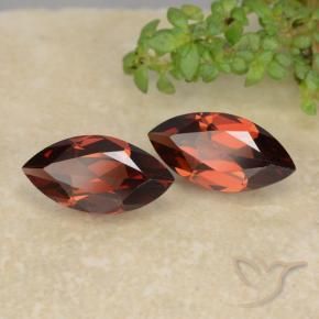 2.39 ct natürliche Sangria Rot Pyrop-Granat-Edelsteine, Marquise, VVS-VS