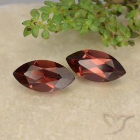 2.21 ct natürliche tiefrot Pyrop-Granat-Edelsteine, Marquise, VVS-VS