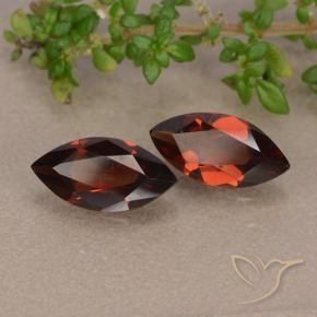 2.23 ct natürliche Tiefes Blutrot Pyrop-Granat-Edelsteine, Marquise, VVS-VS