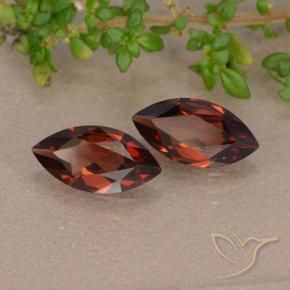 2.01 ct natürliche dunkelrot Pyrop-Granat-Edelsteine, Marquise, VVS-VS