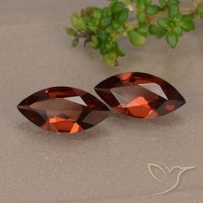 1.83 ct natürliche tiefrot Pyrop-Granat-Edelsteine, Marquise, VVS-VS