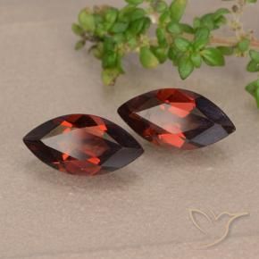 2.41 ct natürliche Tiefes Blutrot Pyrop-Granat-Edelsteine, Marquise, VVS-VS