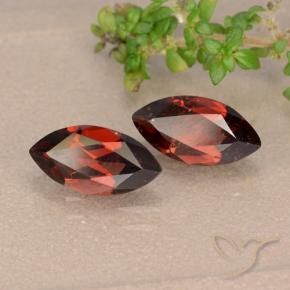 2.51 ct natürliche tiefrot Pyrop-Granat-Edelsteine, Marquise, VVS-VS