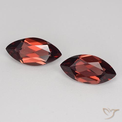 2.39 ct natürliche dunkelrot Pyrop-Granat-Edelsteine, Marquise, VVS-VS
