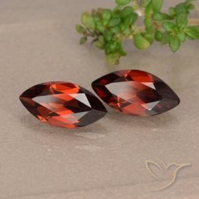 2.21 ct natürliche tiefrot Pyrop-Granat-Edelsteine, Marquise, VVS-VS