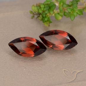 2.20 ct natürliche tiefrot Pyrop-Granat-Edelsteine, Marquise, VVS-VS