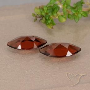 2.20 ct natürliche tiefrot Pyrop-Granat-Edelsteine, Marquise, VVS-VS