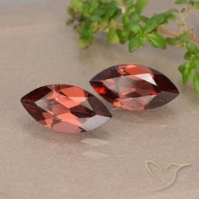 2.42 ct natürliche tiefrot Pyrop-Granat-Edelsteine, Marquise, VVS-VS