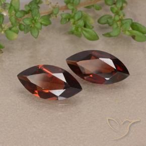 2.12 ct natürliche dunkelrot Pyrop-Granat-Edelsteine, Marquise, VVS-VS